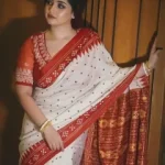 ⚡️প্রিমিয়াম হাফসিল্ক শাড়ি thumbnail